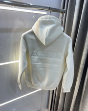 Amir i Cream Logo Work Imported Hoodie