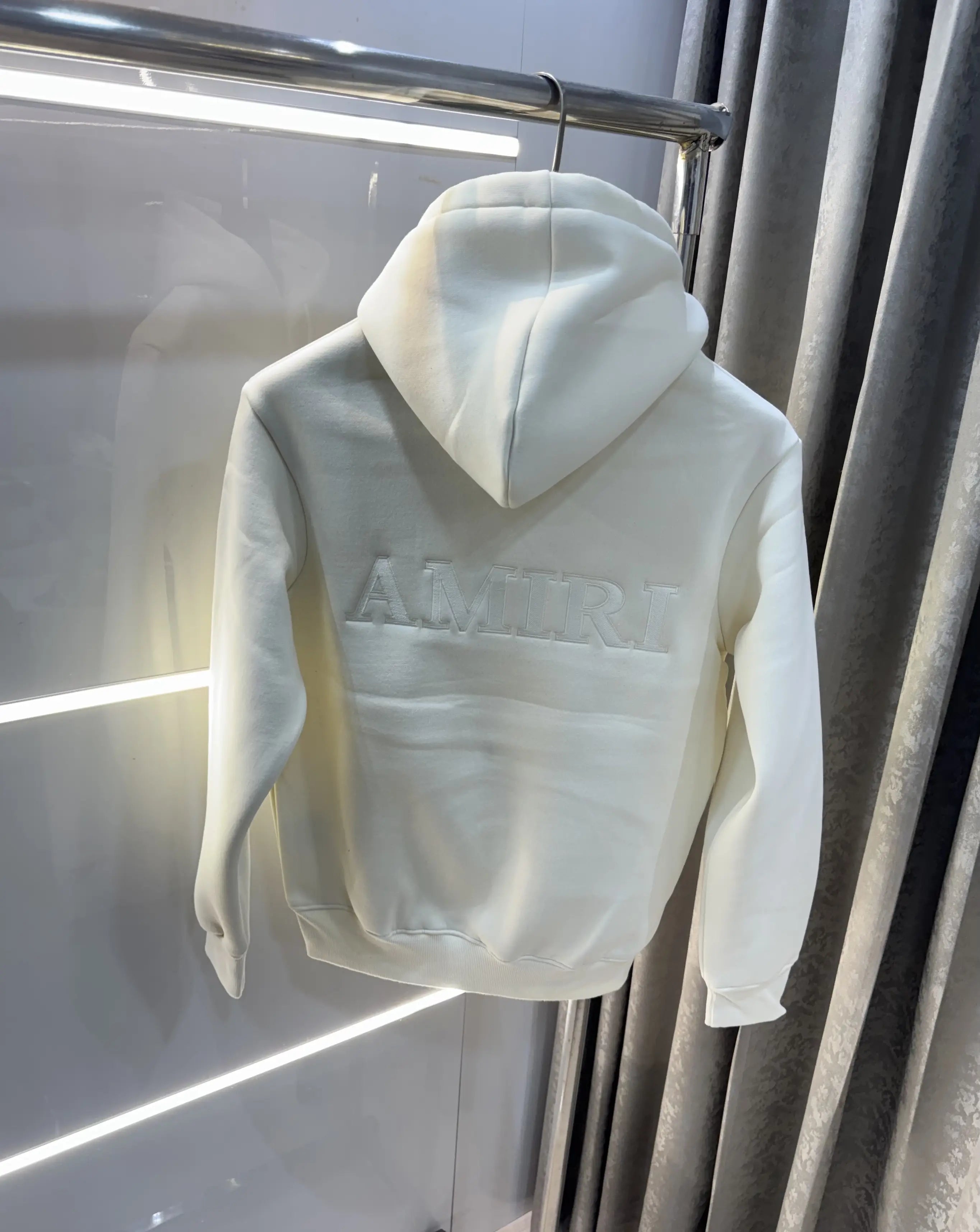 Amir i Cream Logo Work Imported Hoodie