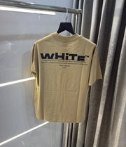 Off White Beige Imported Oversized T-Shirt