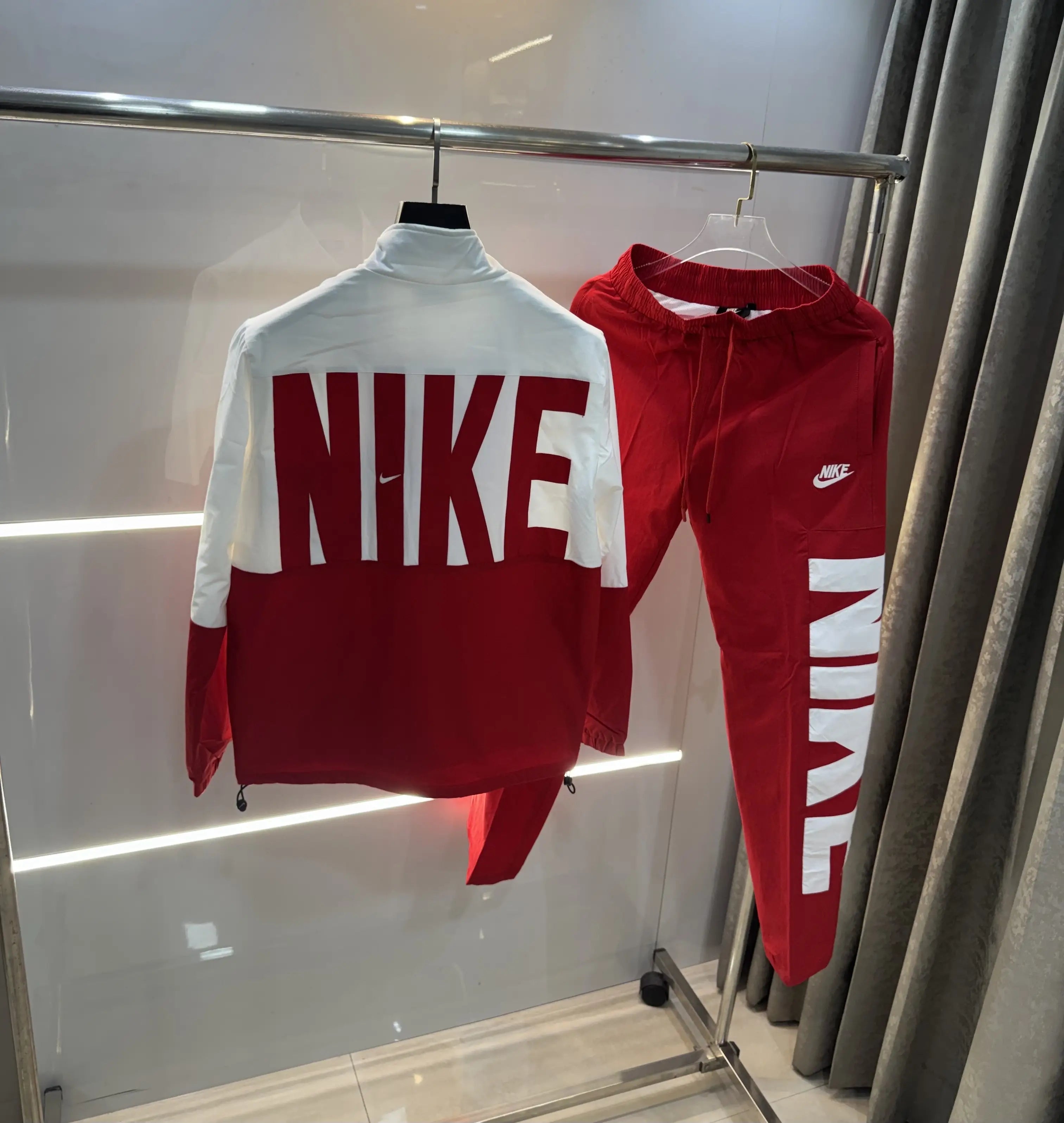 Nike Red Logo Work Premium Tracksuit