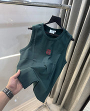 Loewe Green Embroidery Logo Premium Sando