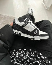 Louis Vuitton LV Trainer BLACK DENIM Women s