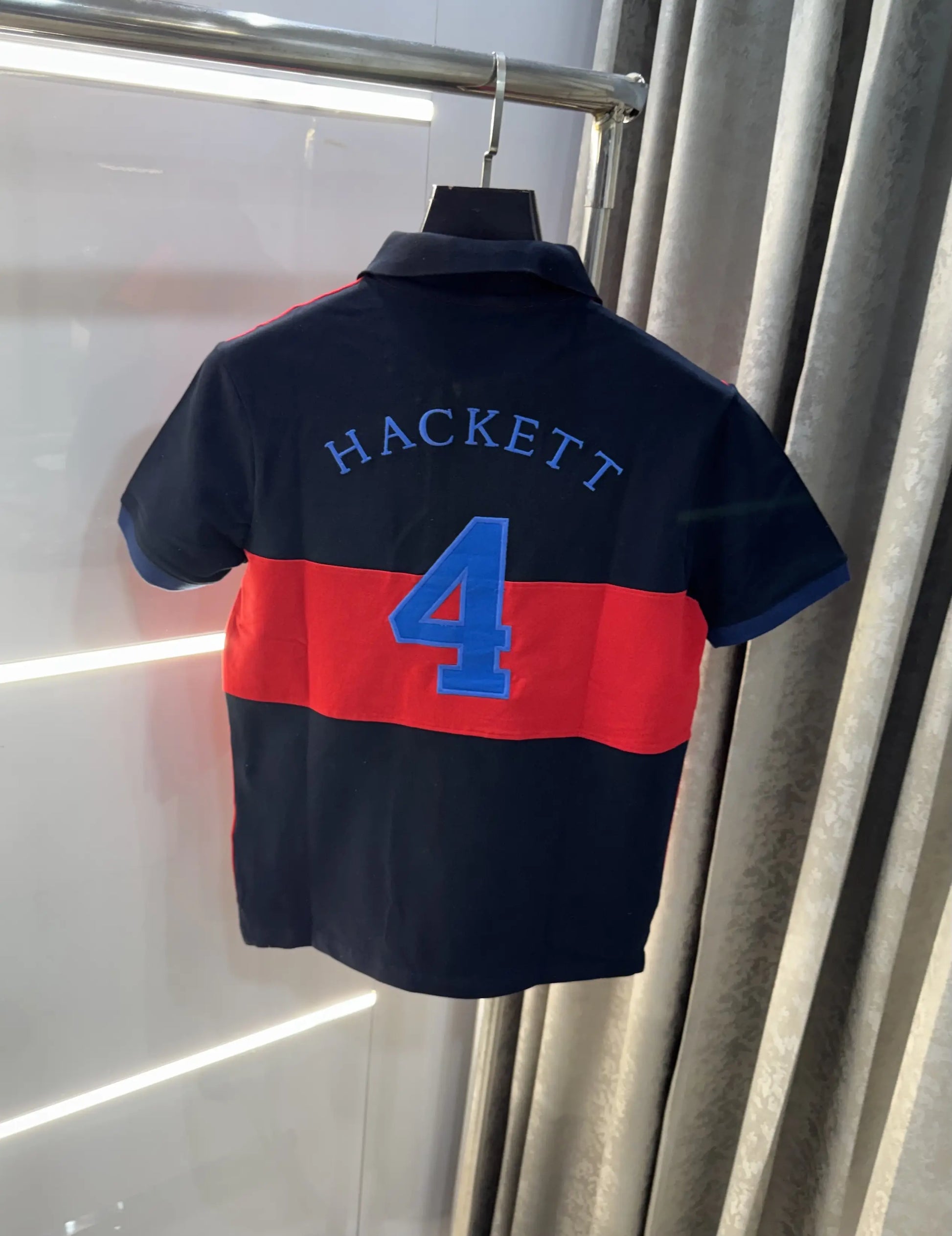 Hacket Red Logo Work Premium Polo T-Shirt