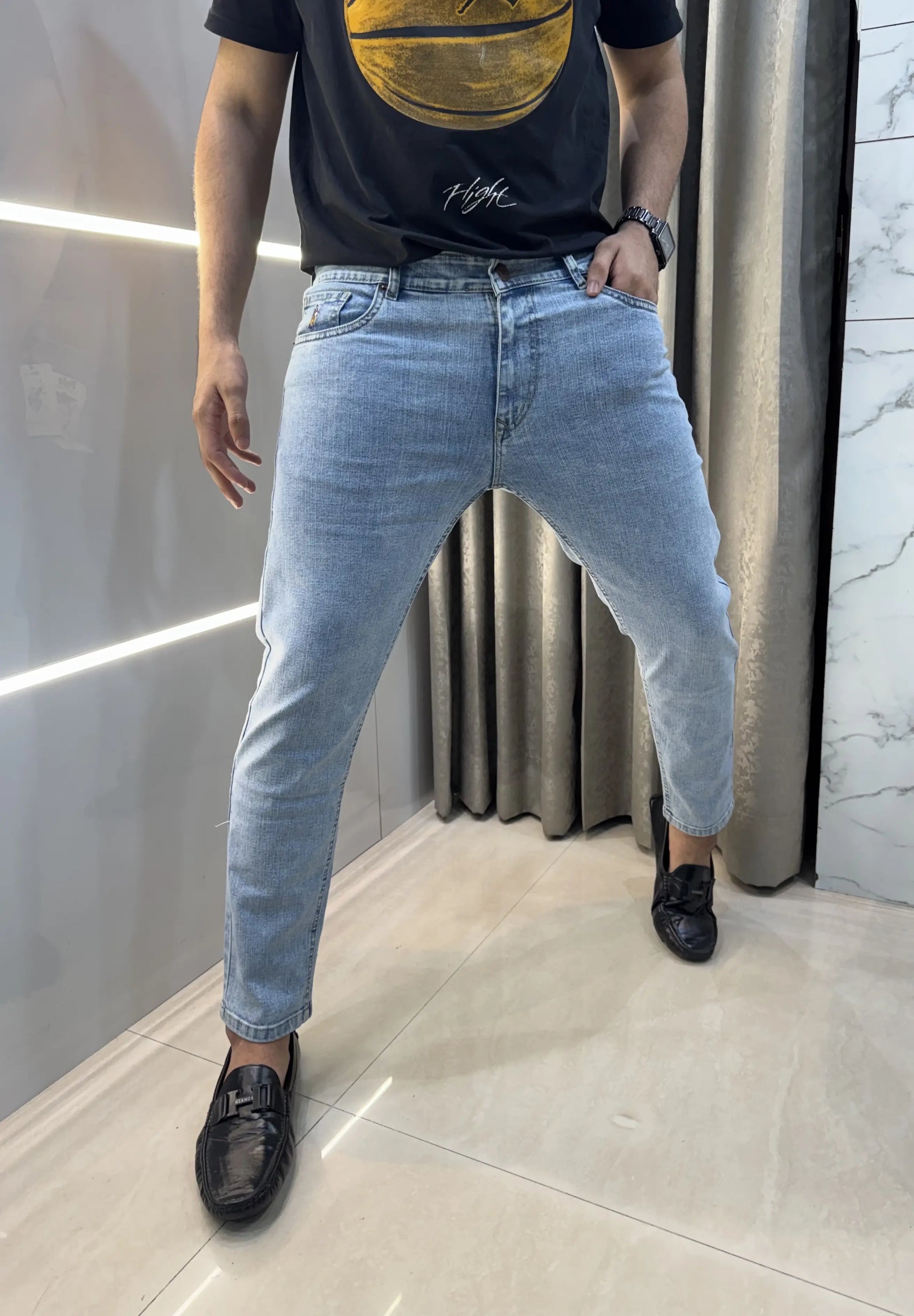 Ralph  Lauren Sky Blue Imported Classic Denim