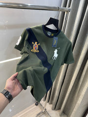 Ralph Lauren Green Logo Work Imported T-Shirt