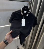 Calvin  Klein Black Embroidery Logo Premium Polo T-Shirt