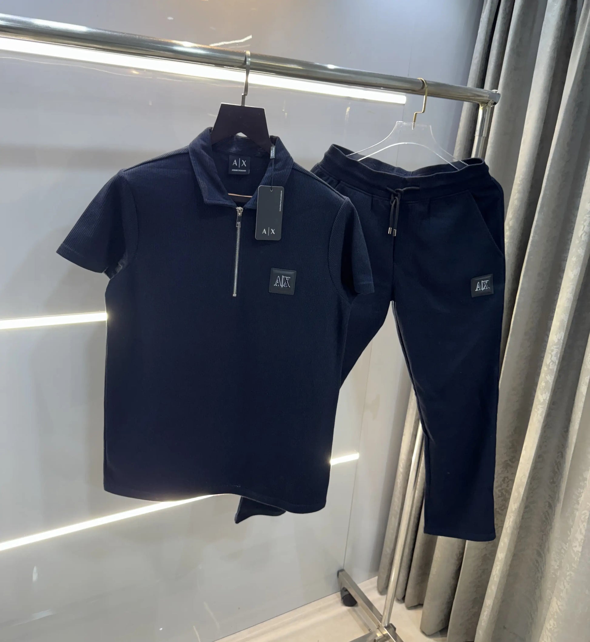 Arman i Exchange Navy Blue Logo Work Premium Tracksuit