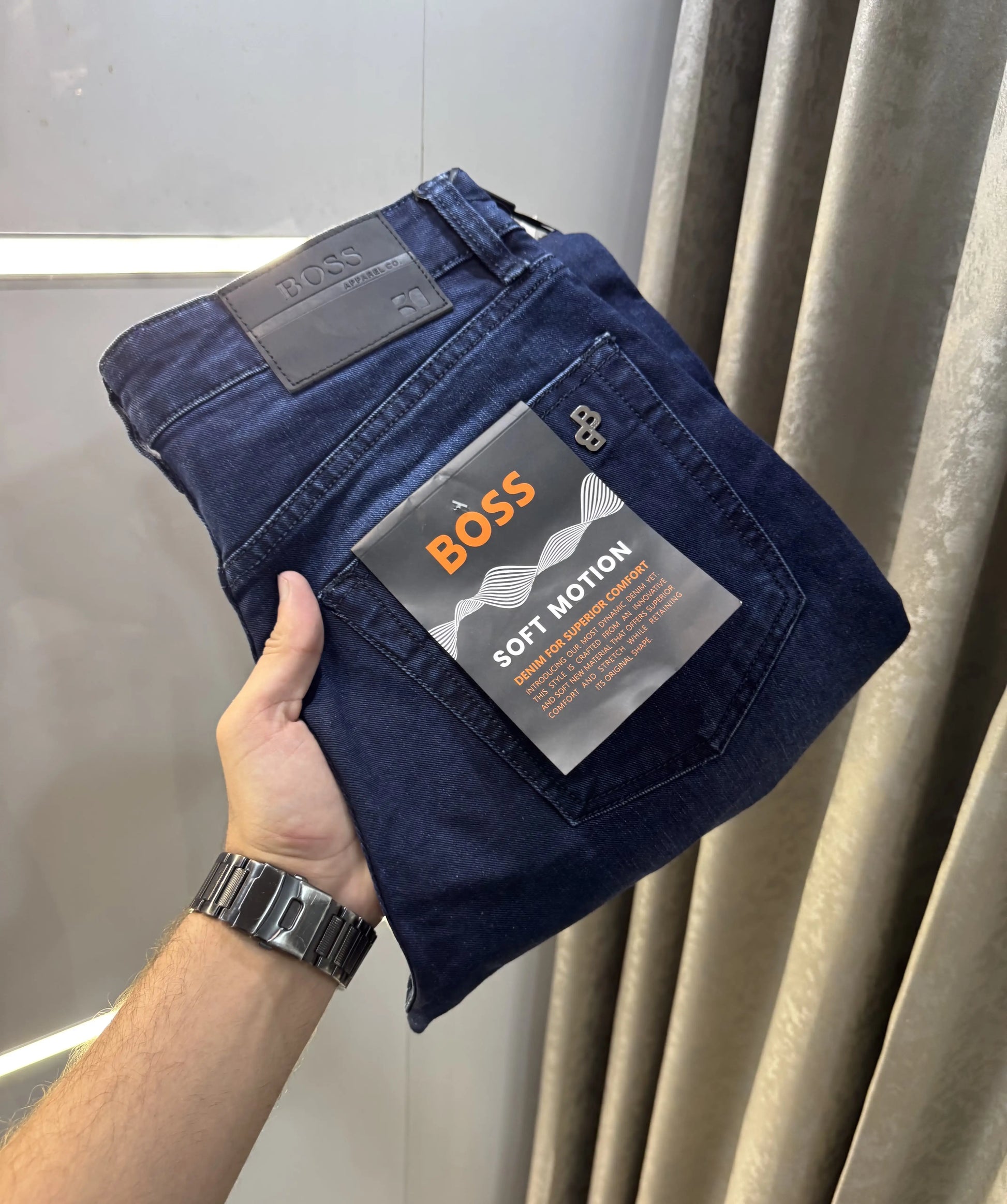 Hug o Bos s Blue Imported Classic Denim