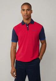 Hacket Red Logo Work Premium Polo T-Shirt