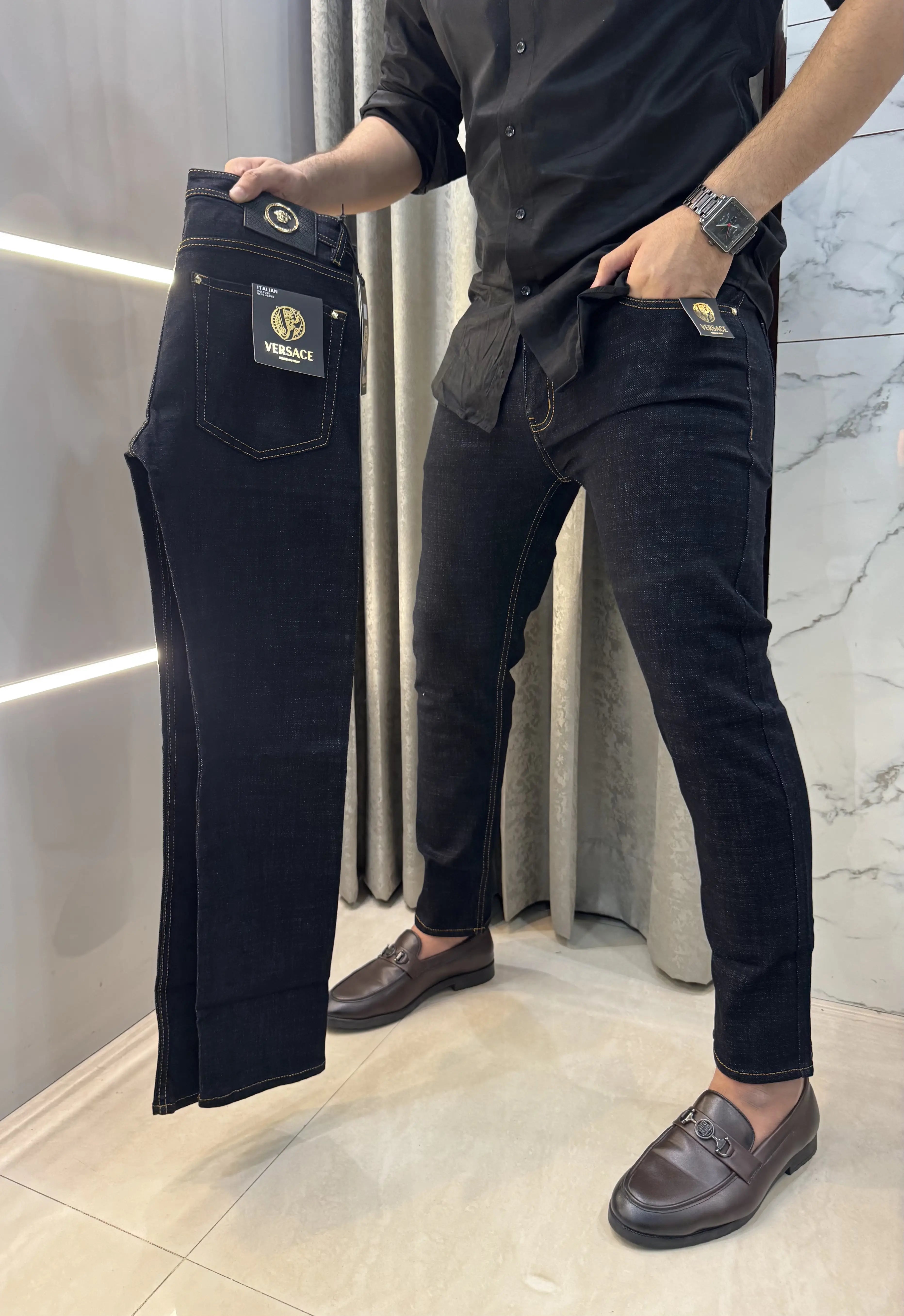 Versace Raw Wash Premium Imported Denim