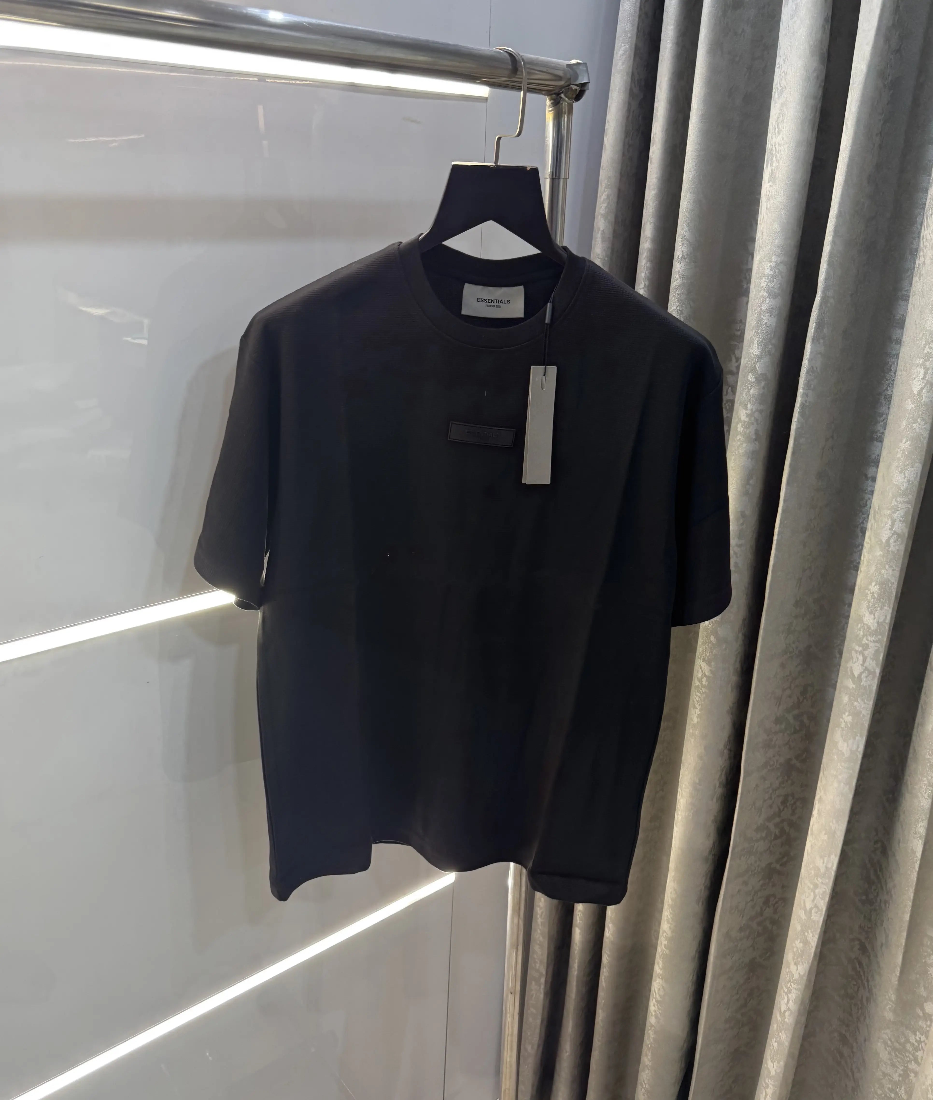 Essential Black Imported Oversized T-Shirt