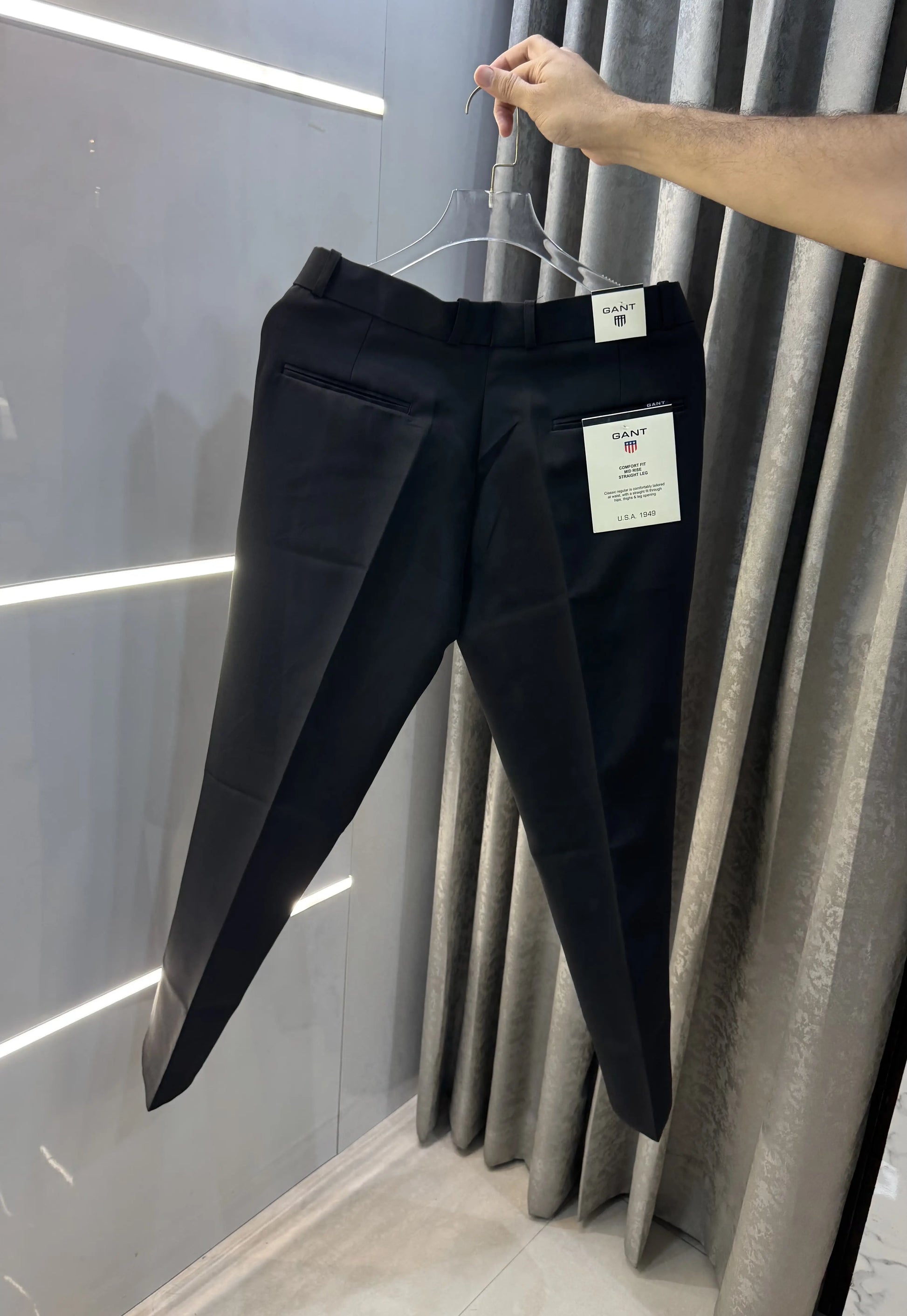 Gant Black Premium Imported Belt Strech Trouser