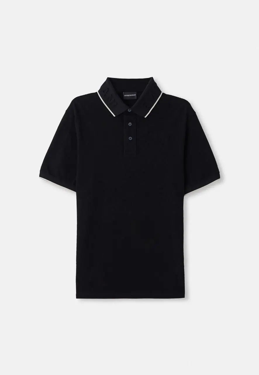 Emporio Arman i Black Premium Polo T-Shirt