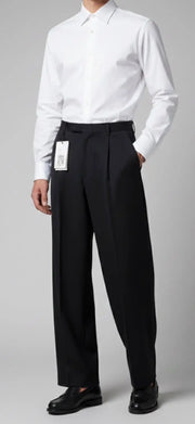Loewe Black Premium Imported Belt Strech Trouser