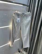 Loewe Cream Premium Imported Belt Strech Trouser
