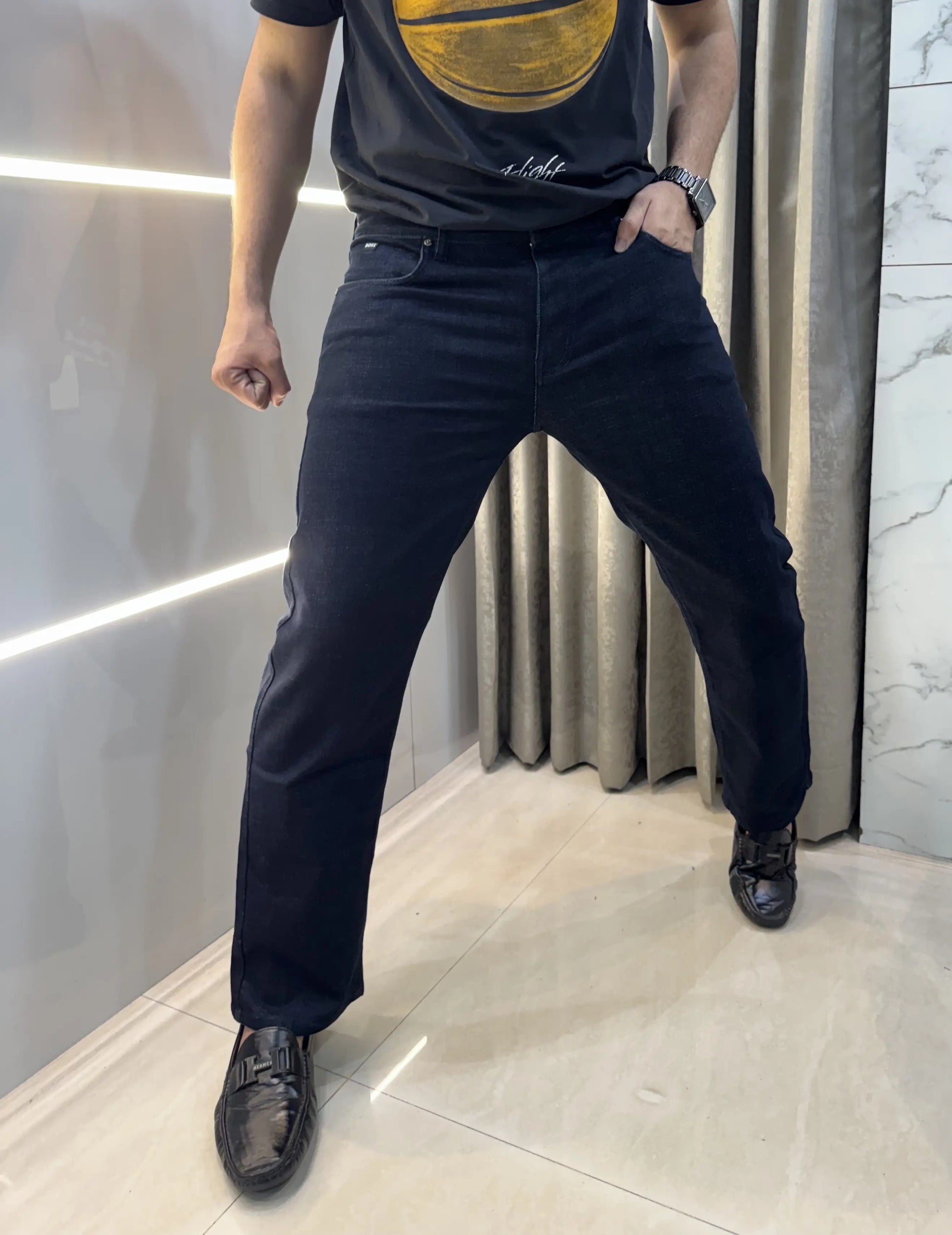 Hugo Boss dark  Blue Imported Classic Denim
