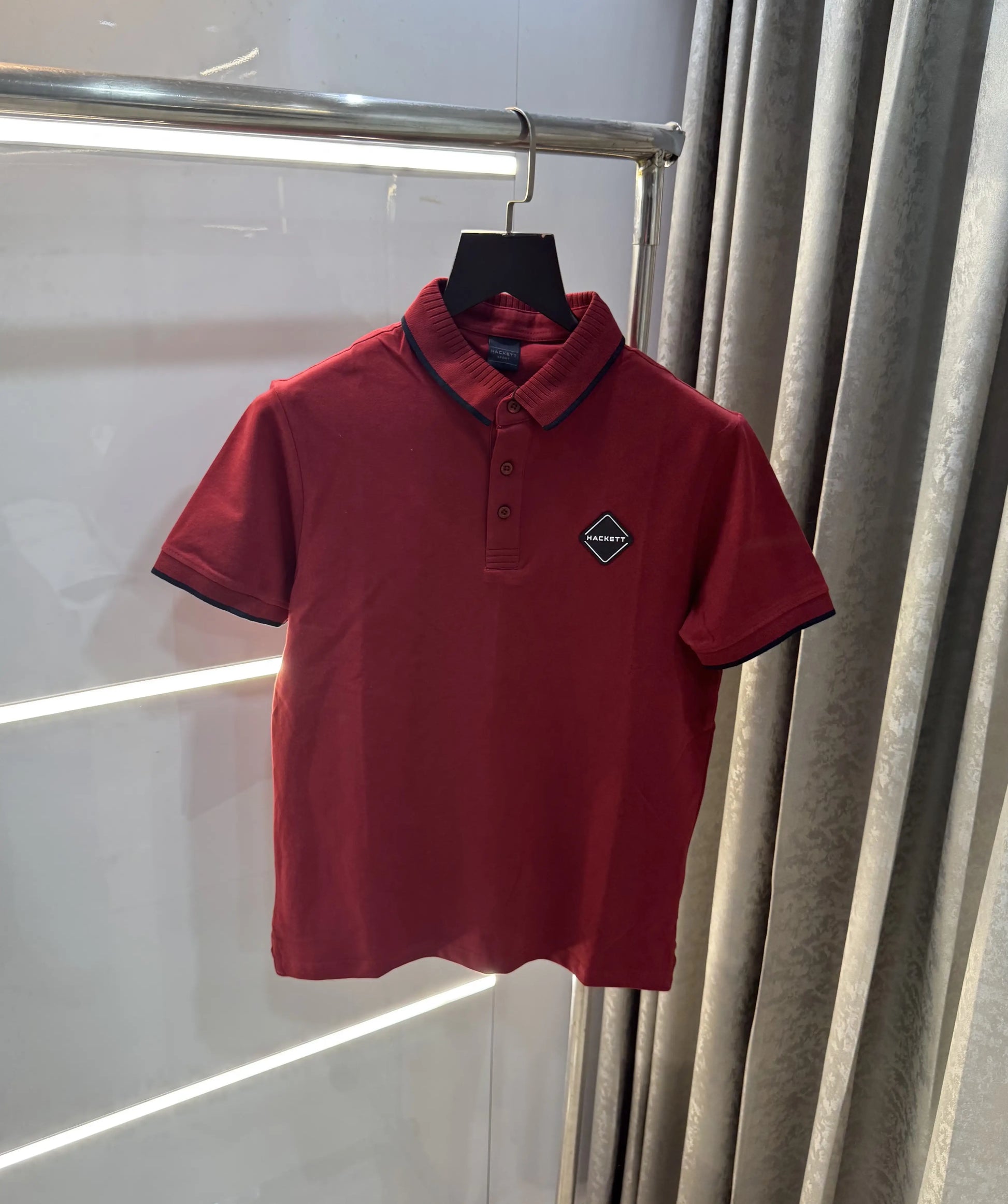 Hacket Rust Logo Work Premium Polo T-Shirt