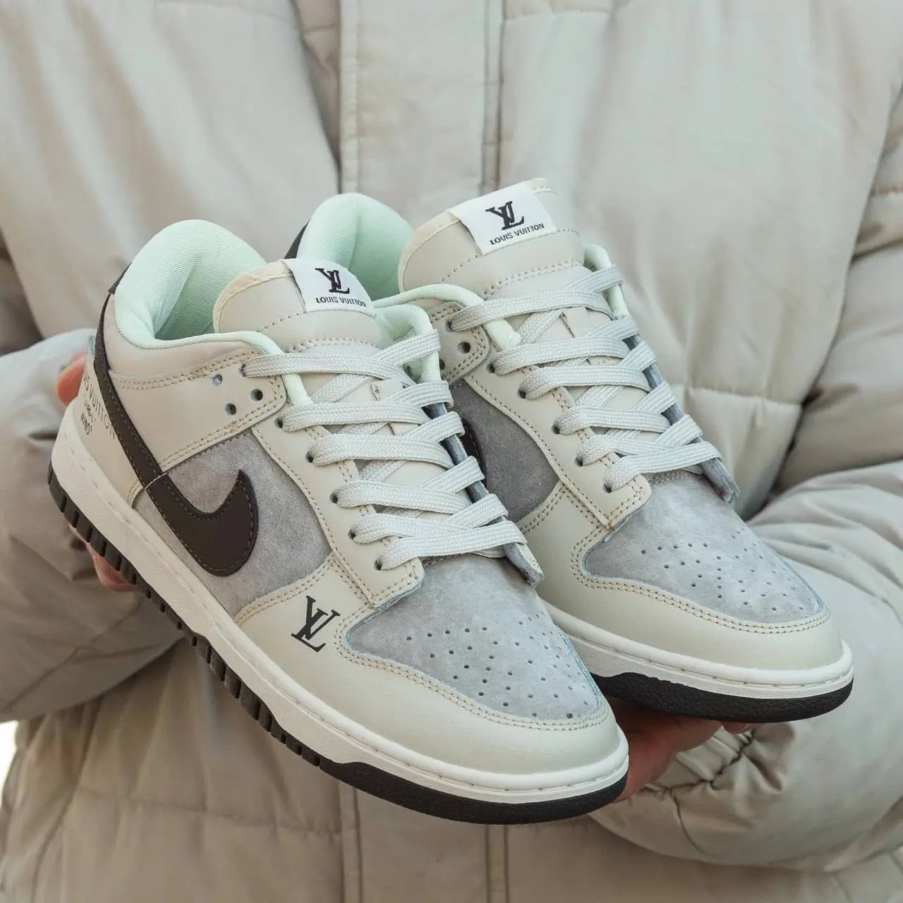 Nike SB Dunk Low X Louiss Vuitton GRAY