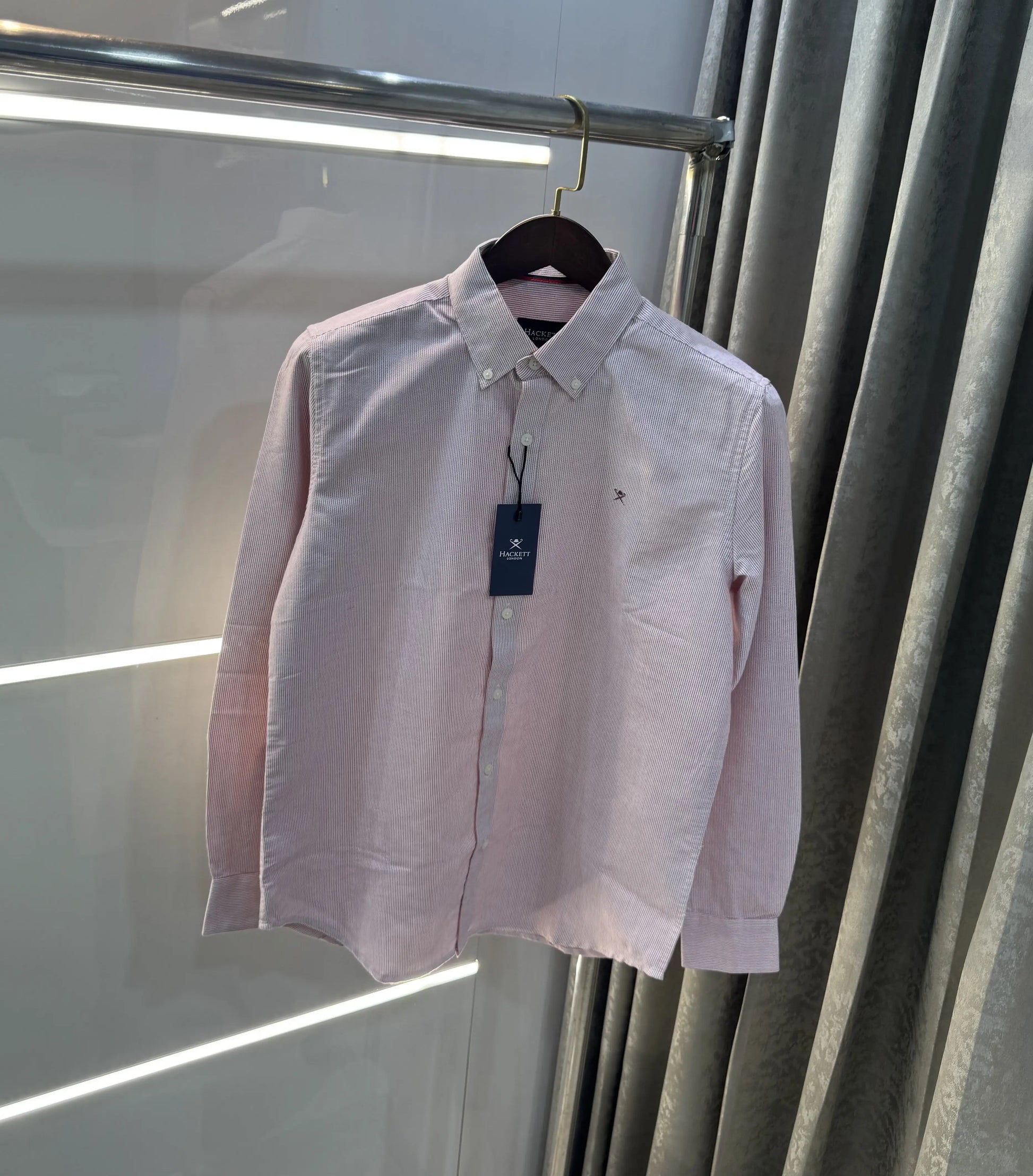 Hacket Milange Logo Work Classic Shirt