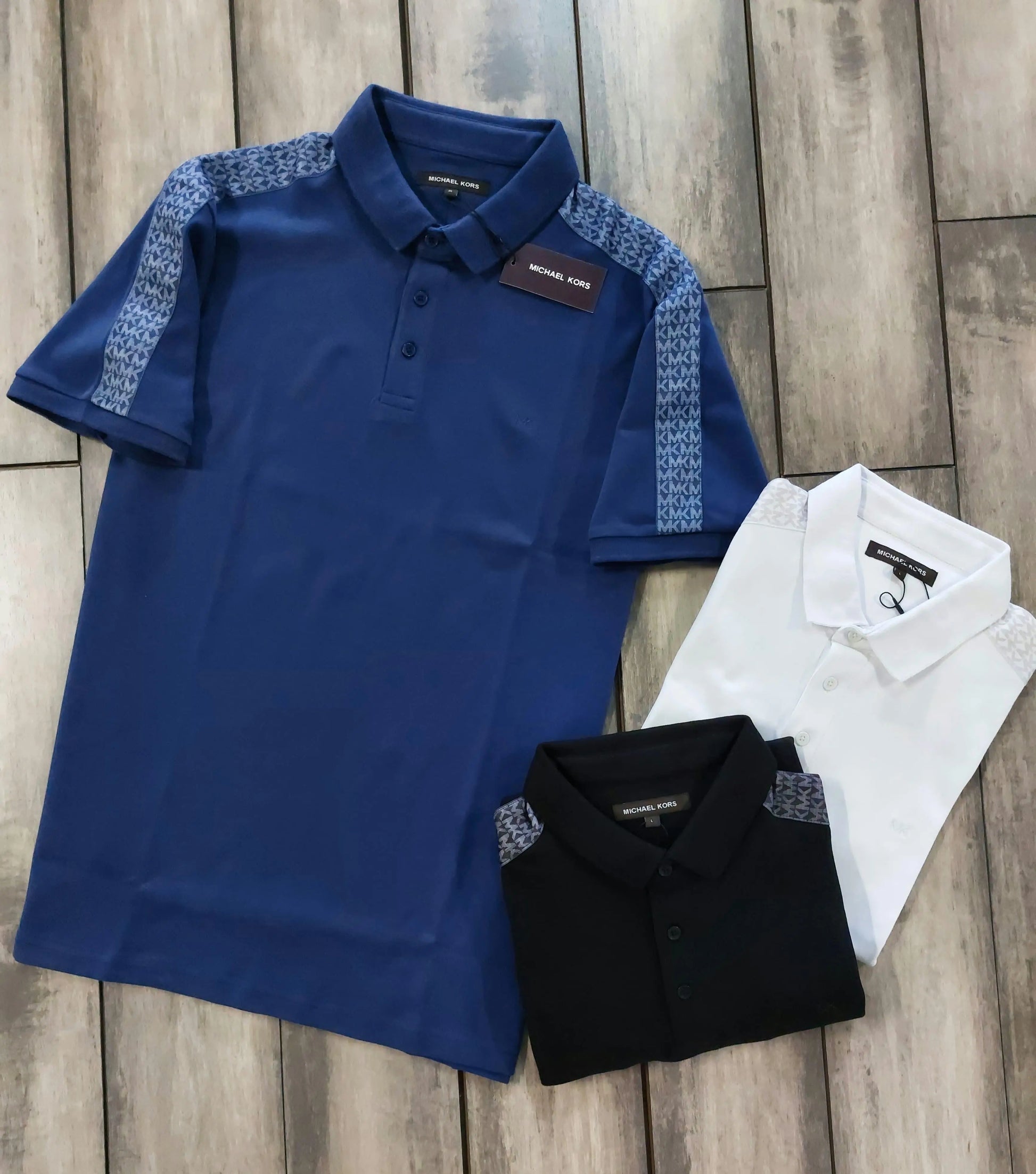 Michae l Kors White Premium Polo T-shirt
