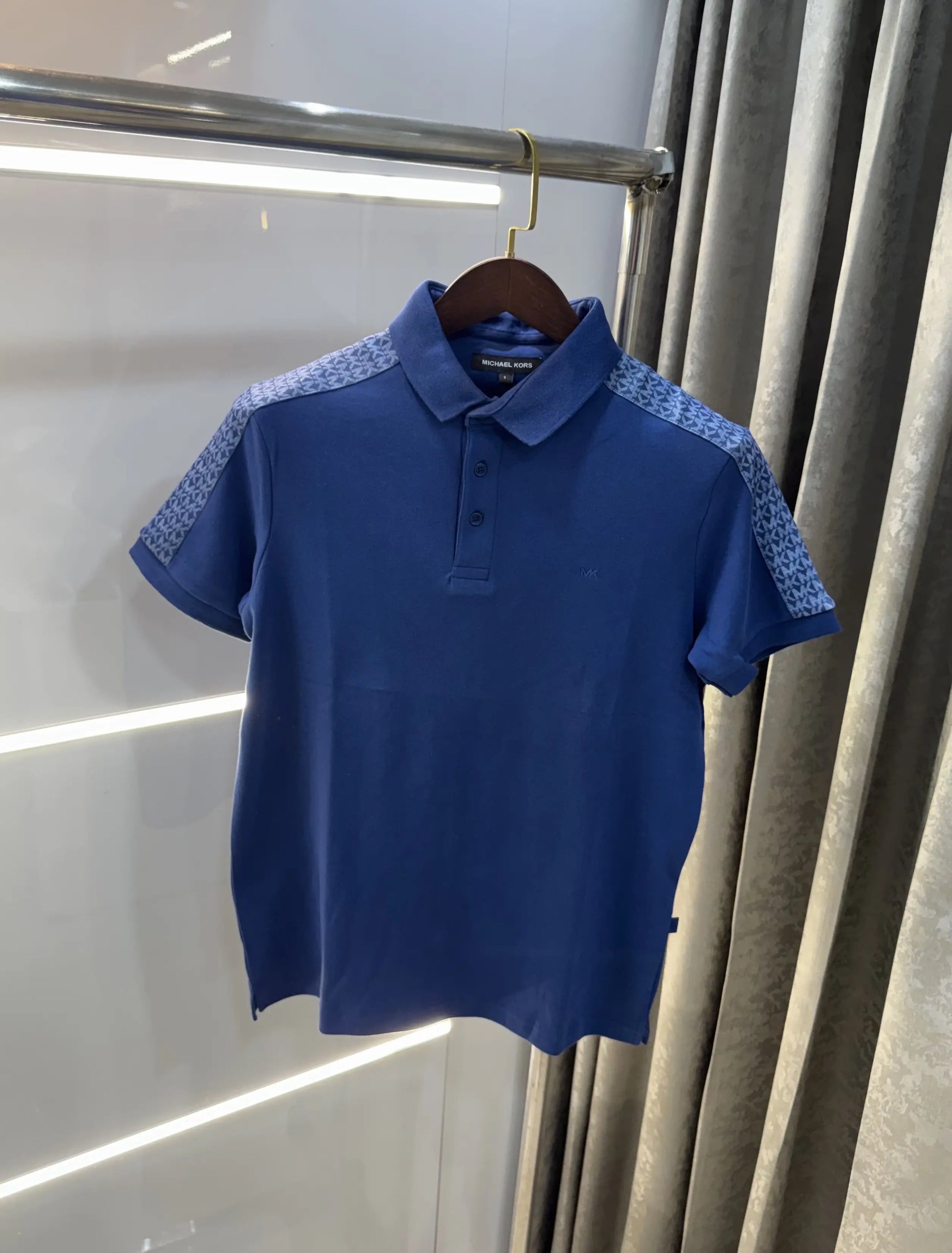 Michael Kors Petrol Blue Premium Polo T-shirt