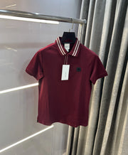 Calvin Klein Wine Logo Work Premium Polo T-Shirt