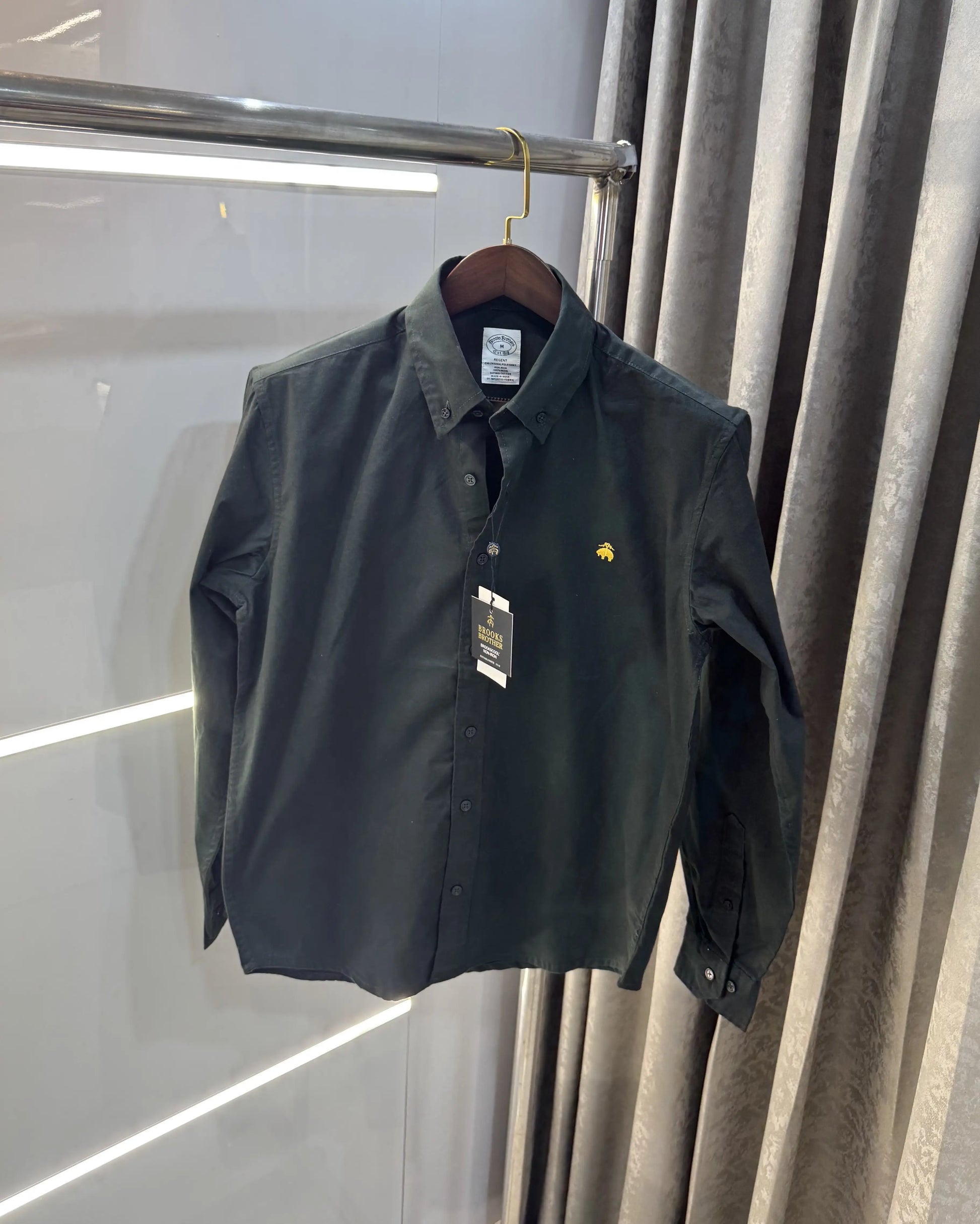 Brooks Brother Bottle Green Oxford Premium Shirt