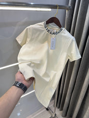 Lacoste Cream Logo Work Premium T-Shirt