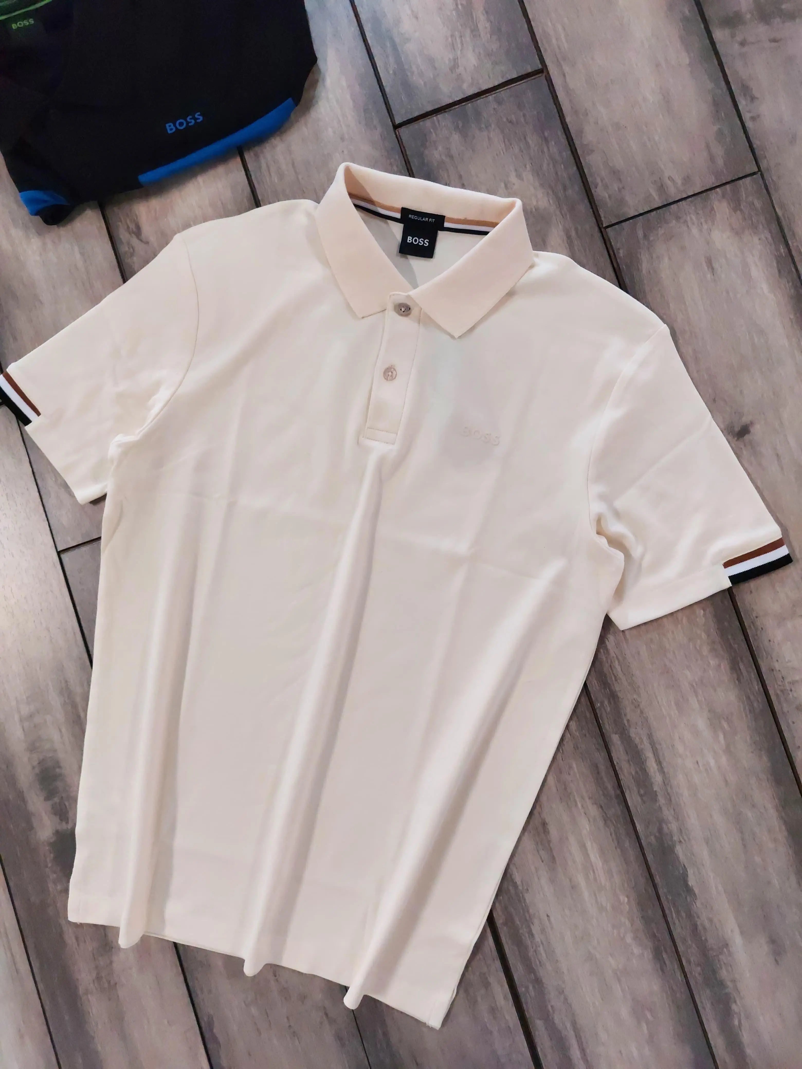 Hugo Boss Cream Premium Polo T-shirt