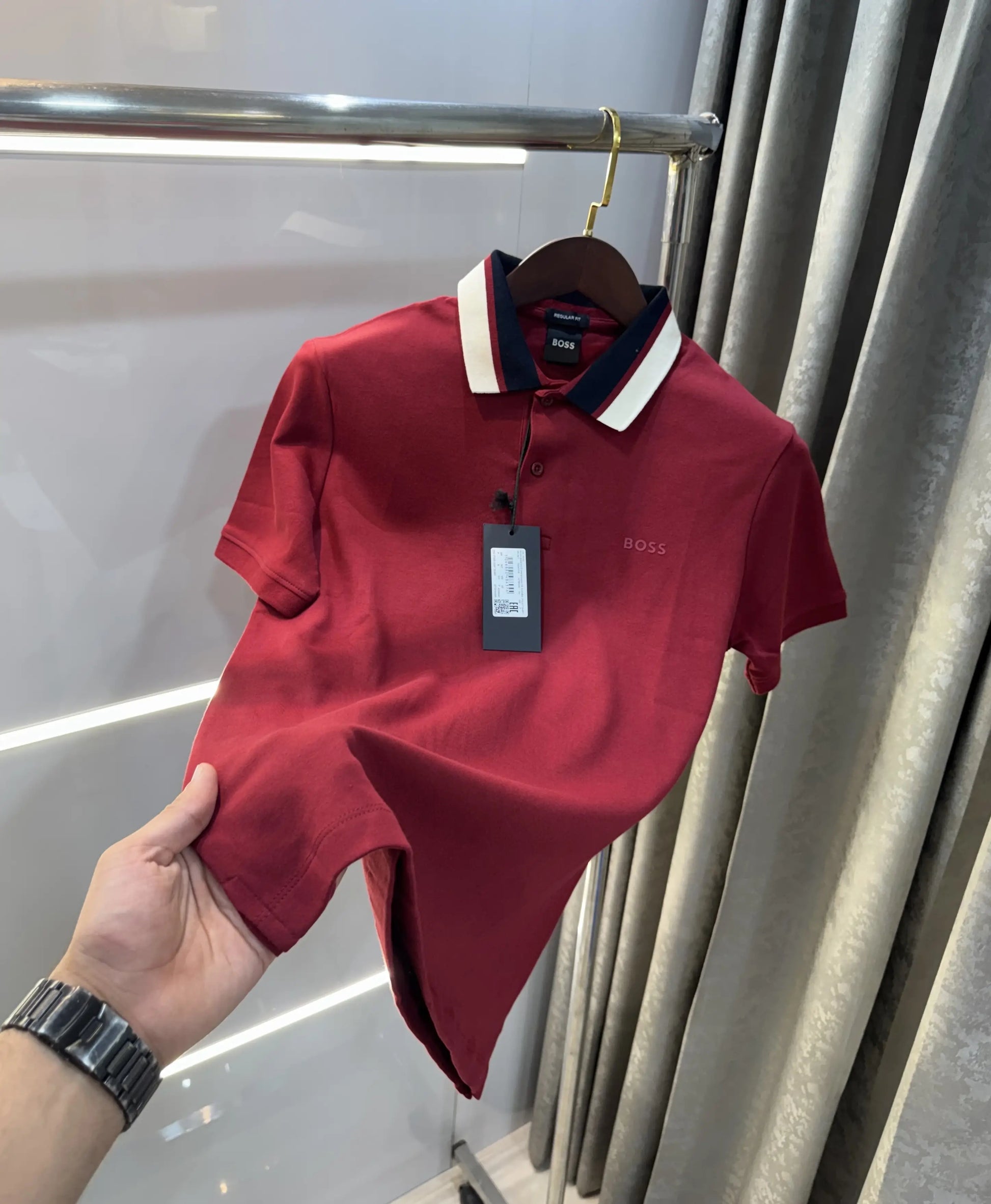 Hugo Boss Rust Premium Polo T-shirt