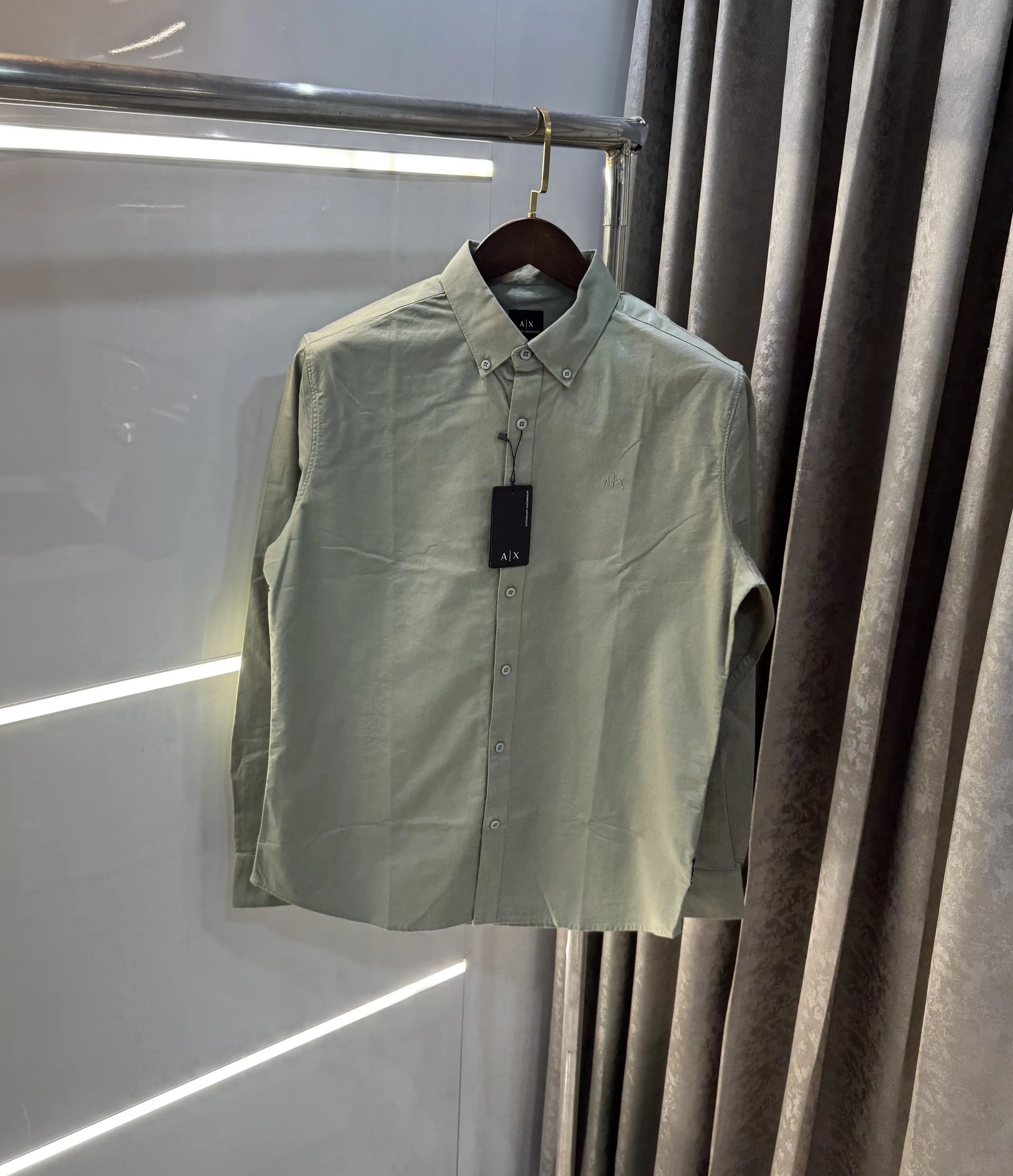 Armani Exchange Pastel Green Premium Shirt
