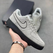 Nike Airforce 1 SUEDE GREY BLACK