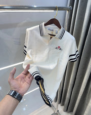 Loro Piana Cream Premium Polo T-shirt
