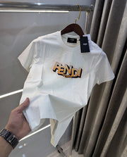 Fendi White Premium Classic T-Shirt