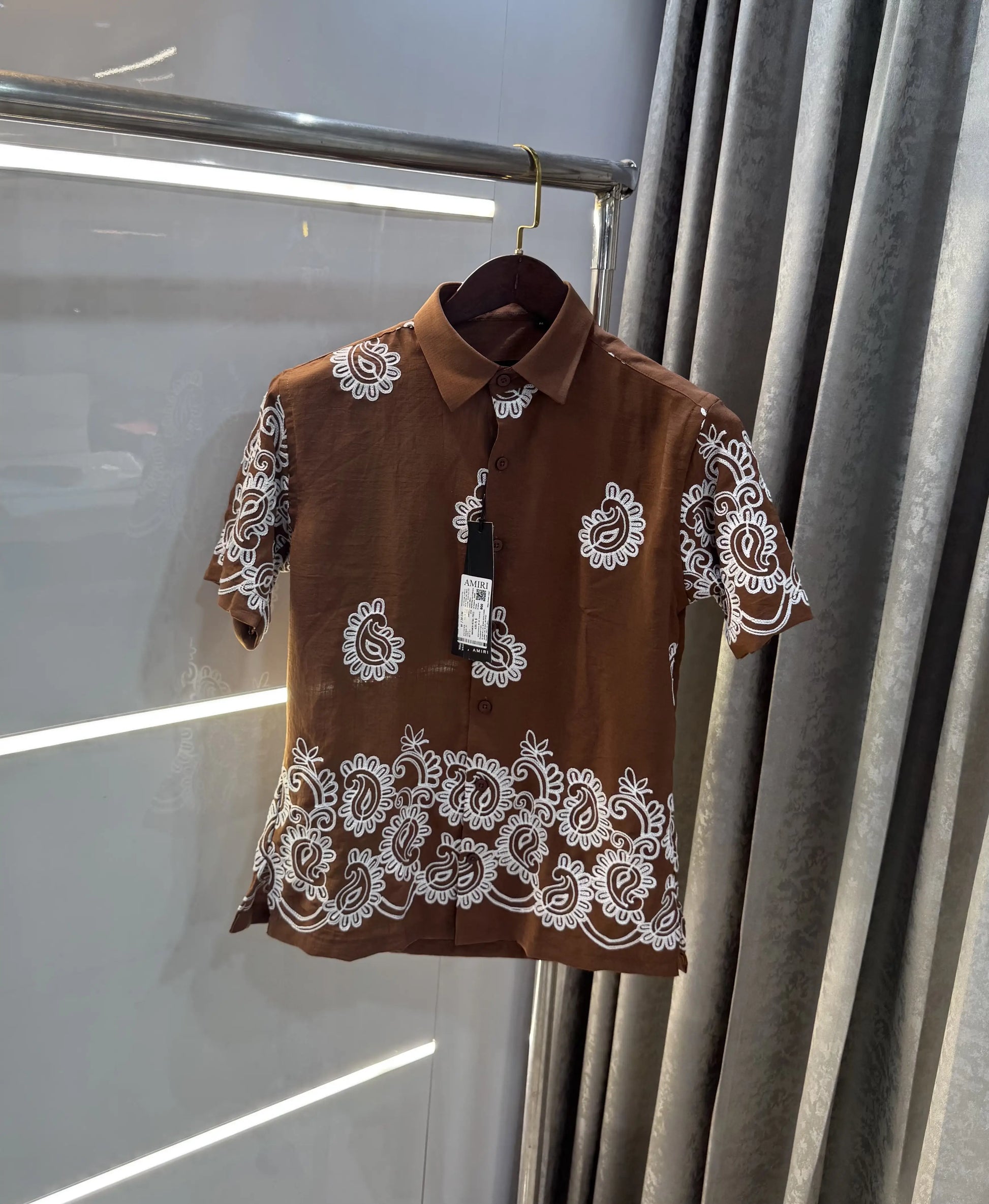 Amiri Light Brown Designer Premium Shirt