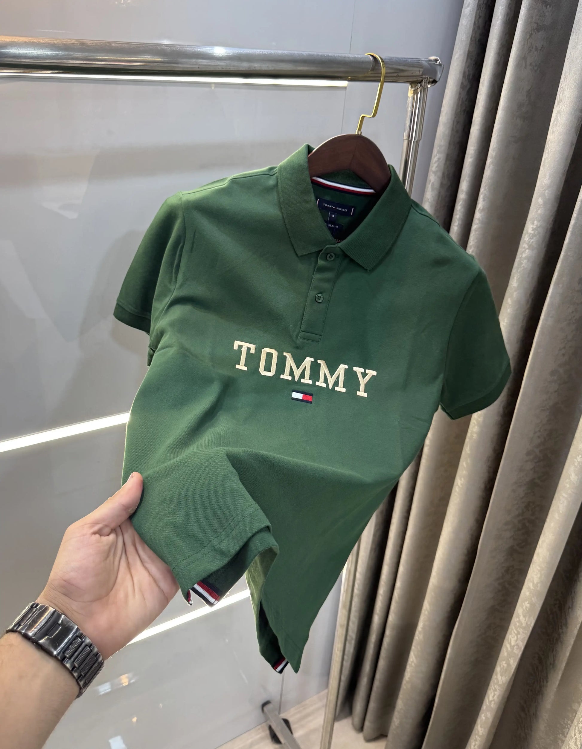 Tommy Hilfiger Green Premium Polo T-shirt