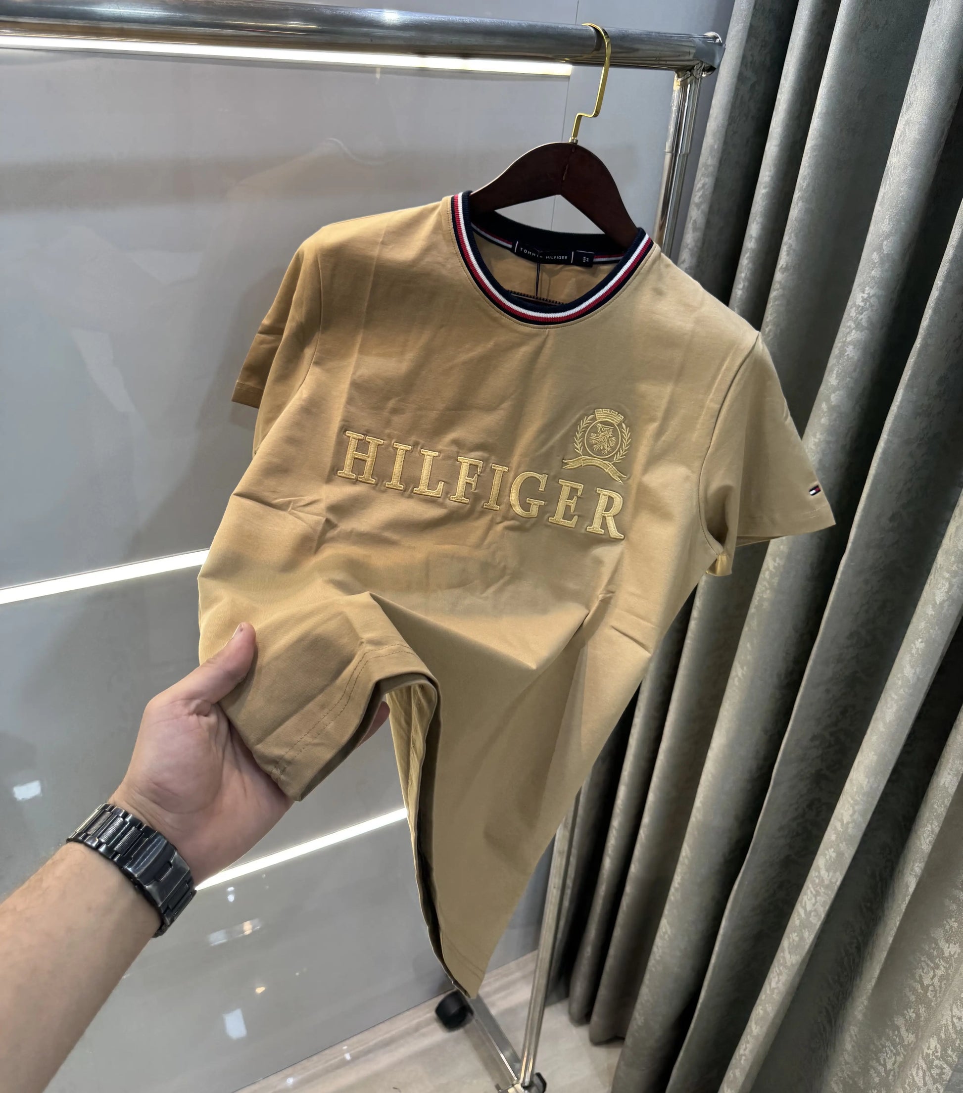 Tommy Hilfiger Beige Premium Classic T-Shirt