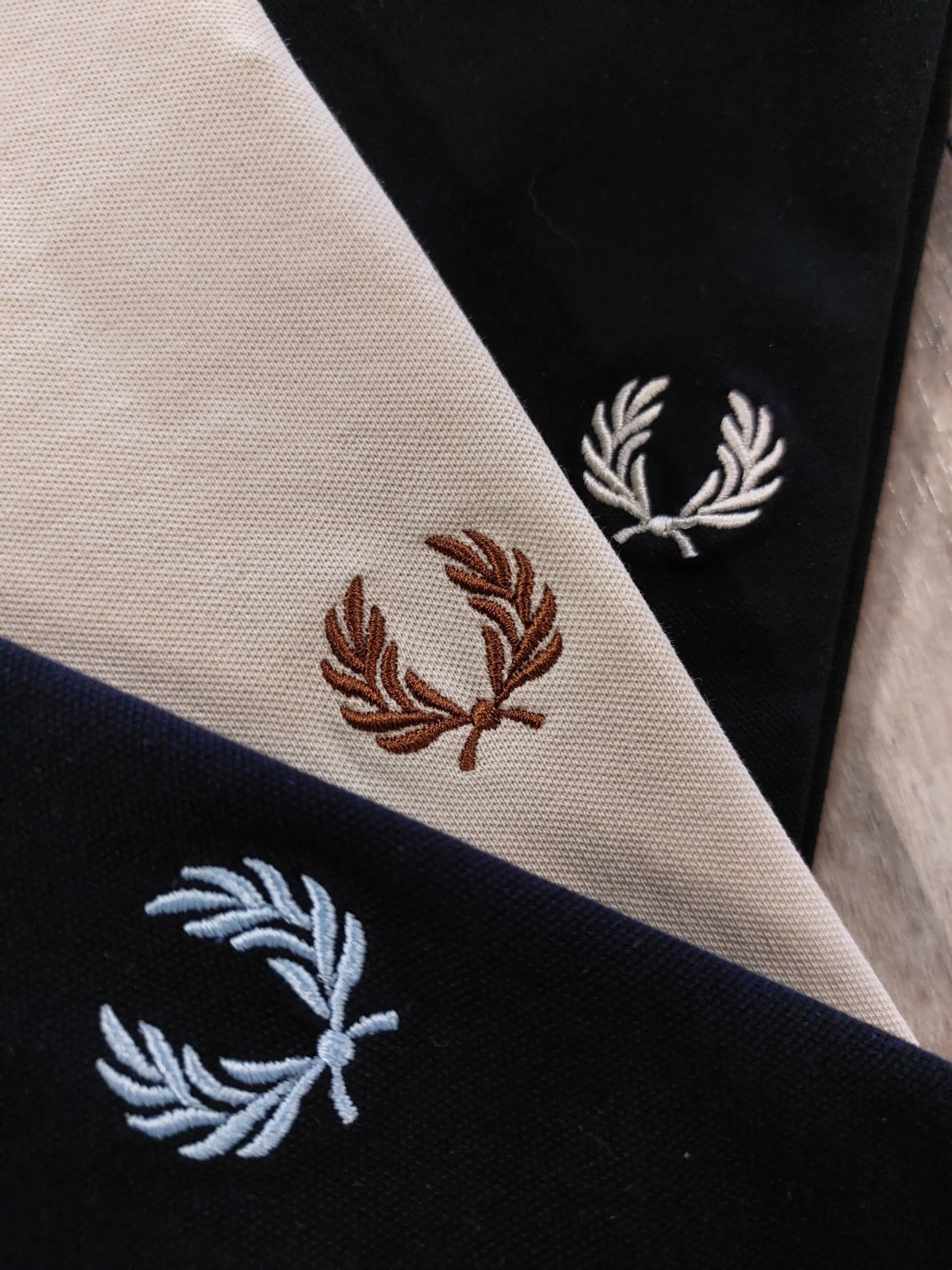 Fredperry Beige Embroidery Logo Premium Polo T-Shirt
