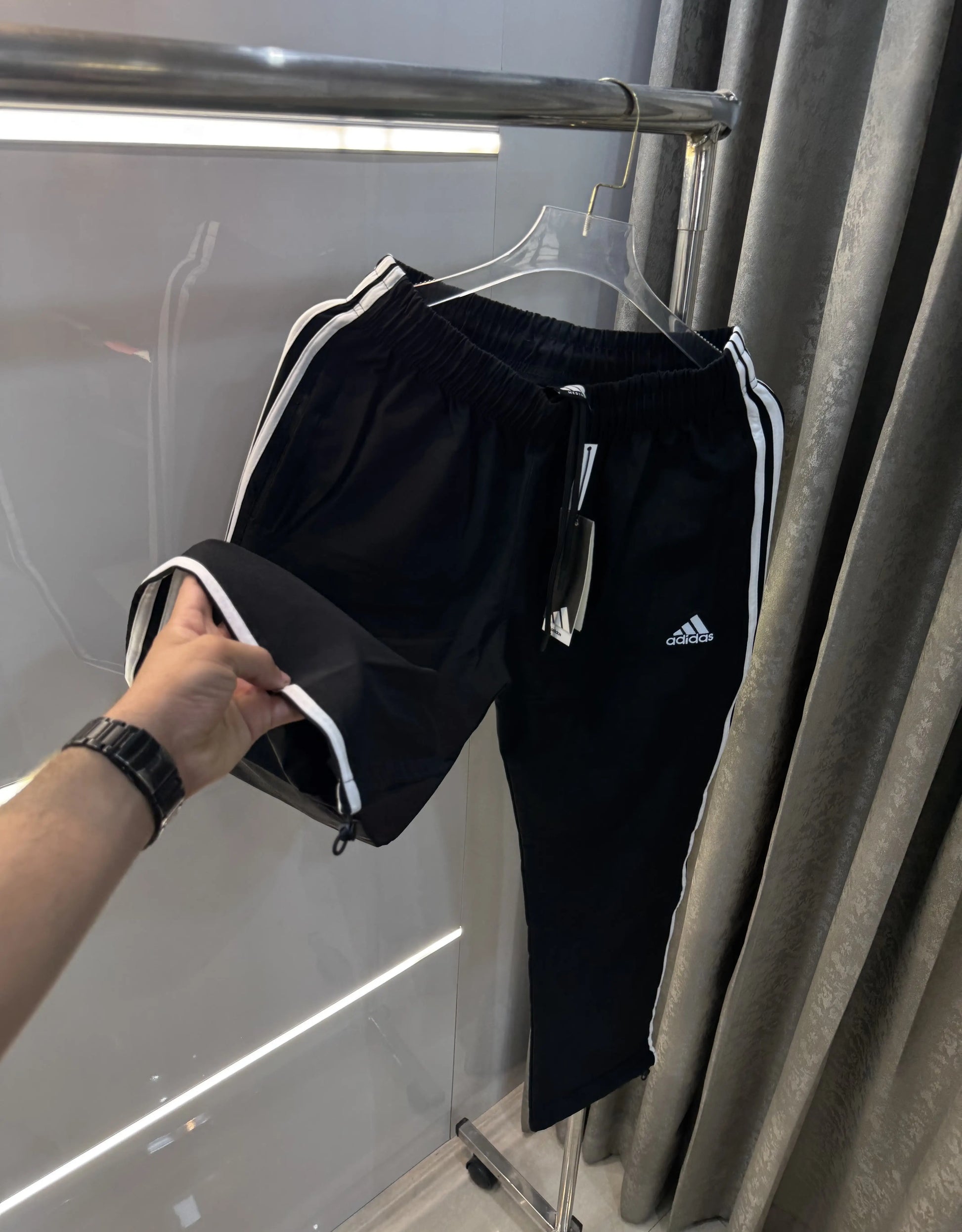 Adidas Black Logo Work Premium Trackpant