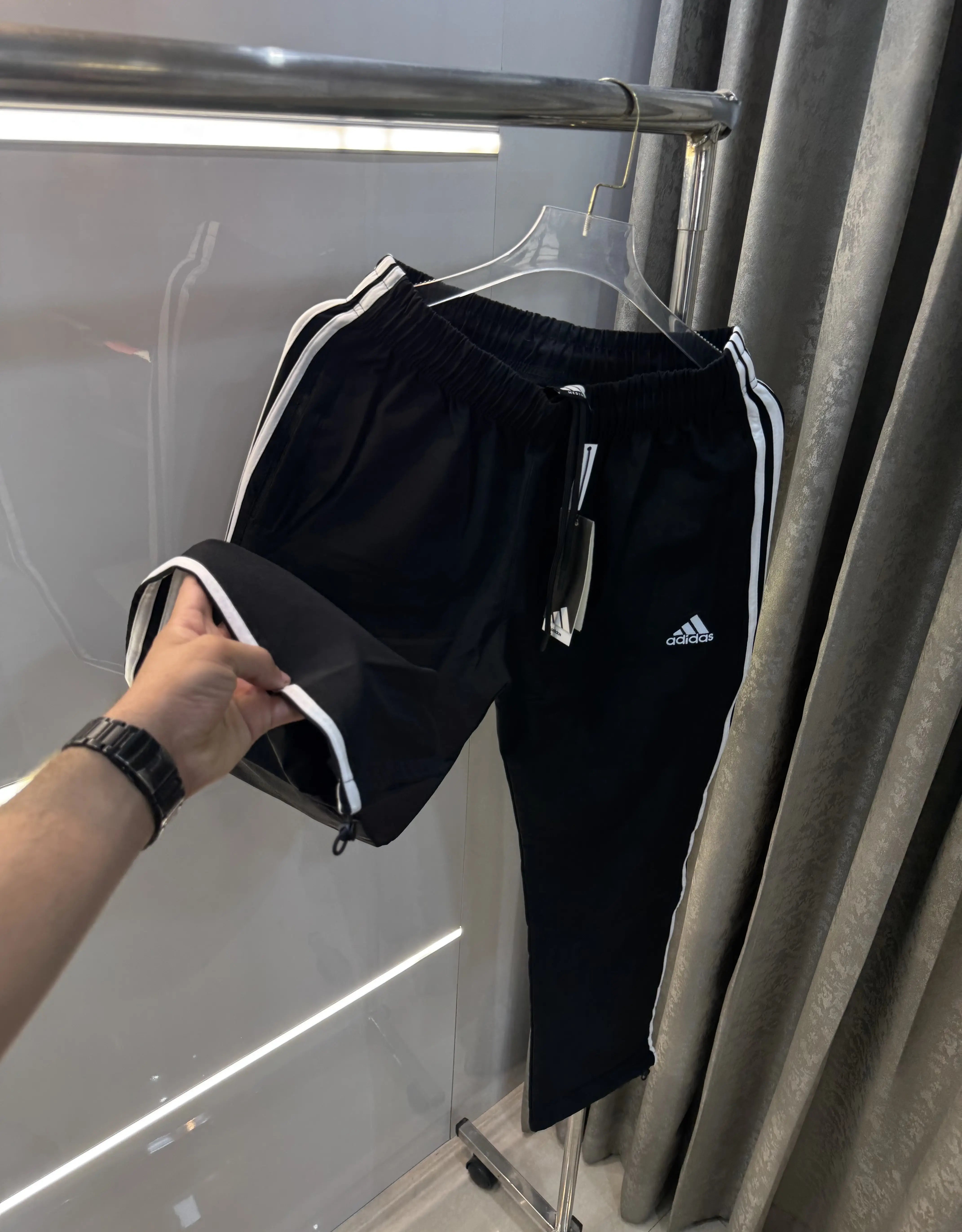 Adidas Black Logo Work Premium Trackpant