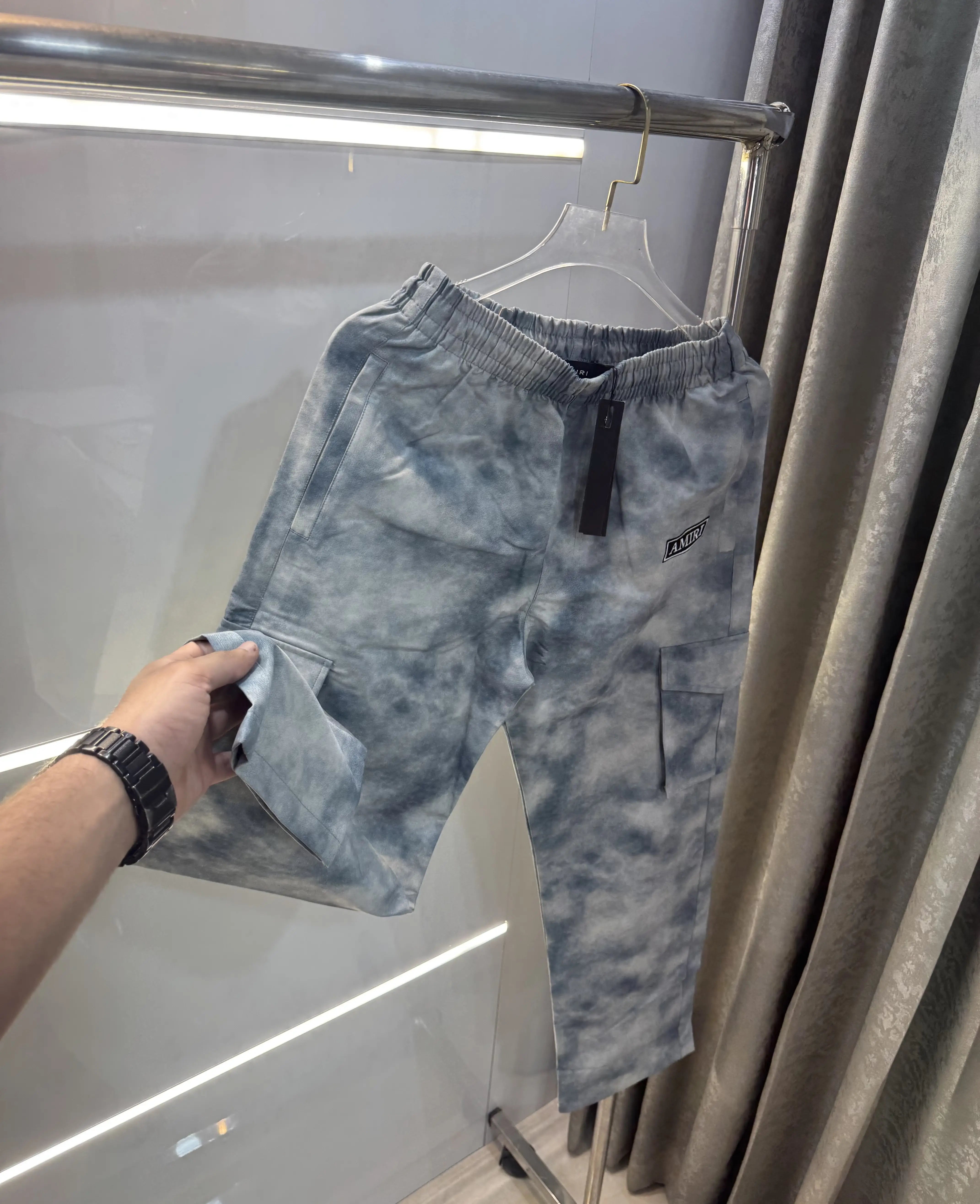 Amiri Sky Blue Imported Premium Trackpant