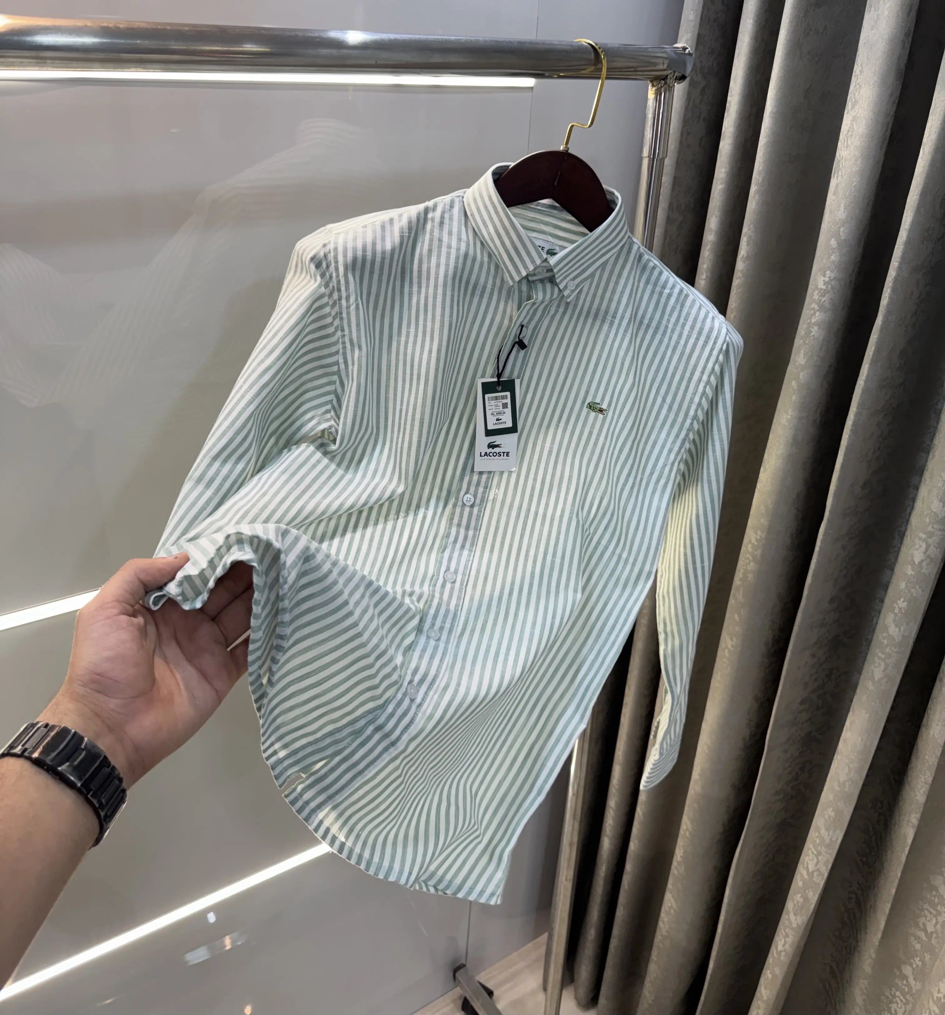 Lacoste Green Strips Premium Shirt