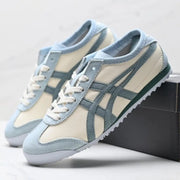 Onitsuk_a Tiger Mexico 66 Cream Pine Green  7A Premium Sneakers D-2067