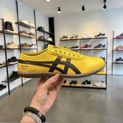 Onitsuka Tiger Tsunahiki Slip-On Sunflower Yellow Black  7A Premium D-2060