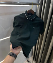 Arman i Exchange Bottle Green Logo Work Premium Polo T-Shirt