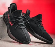 Adidas Yeezy 350 V2 Bred Black Red for Girls  Semi-UA 7A Quality D-2024