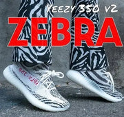 Adidas Yeezy 350 V2 Zebra Girls Semi UA 7A Quality  Full Accessories D-2025
