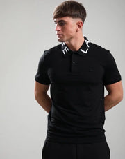 Lacost e Black Logo Work Premium Polo T-Shirt