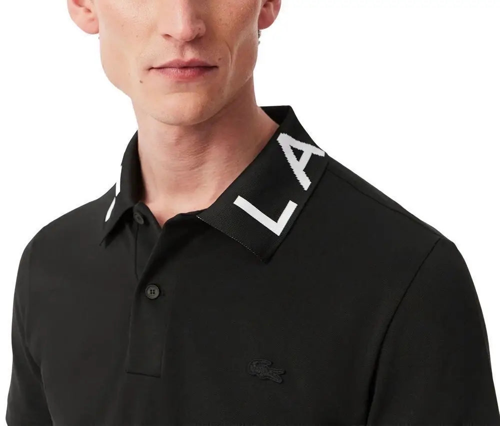 Lacost e Black Logo Work Premium Polo T-Shirt
