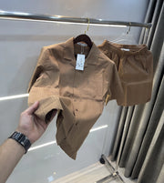 Zara Brown Premium Cord Set